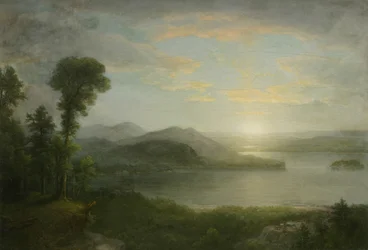 Sonnenuntergang: Souvenir der Adirondacks, 1878